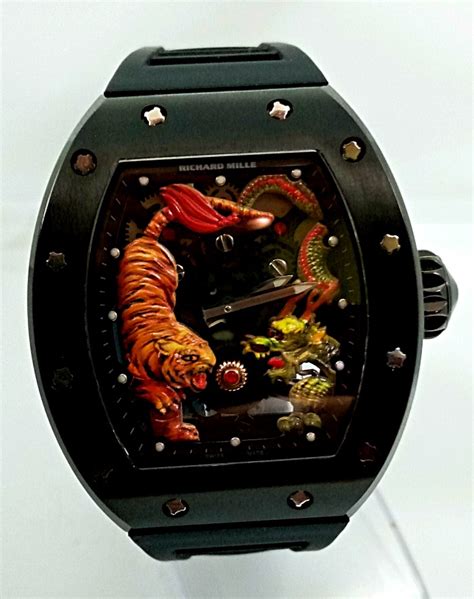 richard mille tiger|Richard Mille tourbillon 51 01.